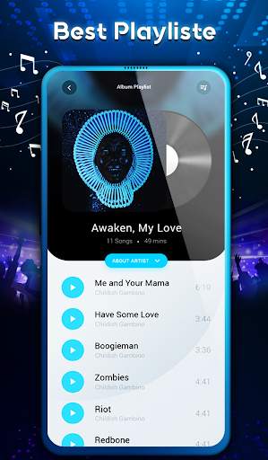 Music player for Oppo  Find X 2021 screenshot 4