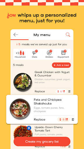 Jow - easy recipes & groceries screenshot 2