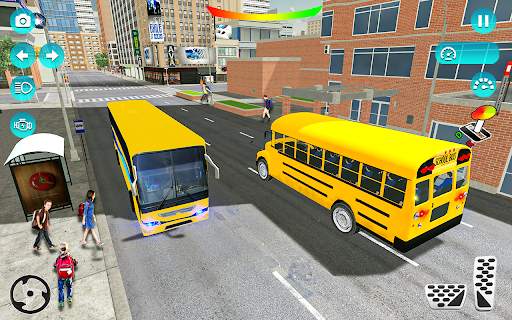 Coach School bus driving game screenshot 3