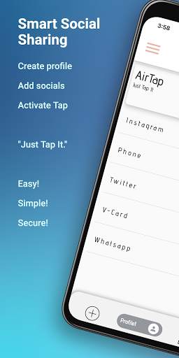 Airtap - Smart Social Sharing screenshot 1