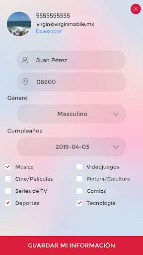 Virgin Mobile Mexico screenshot 3