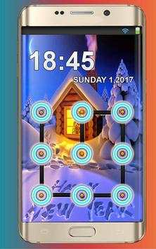 New Year Pattern Lock Screen With Picture Sccurity screenshot 4