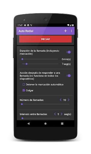 Auto rellamada screenshot 2