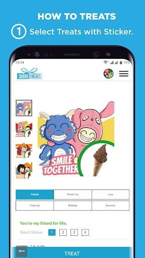 SHARE TREATS screenshot 3