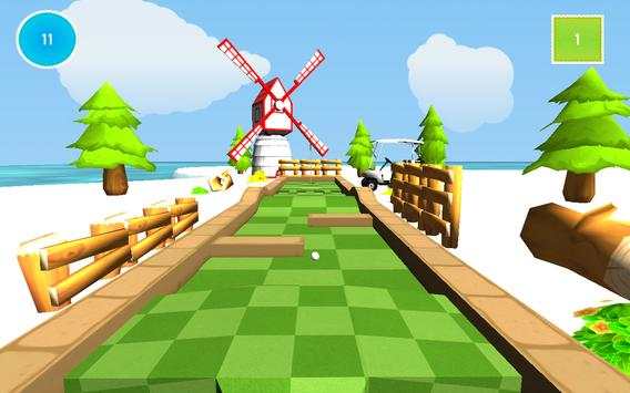 Mini Golf Challenge 3D Free स्क्रीनशॉट 2