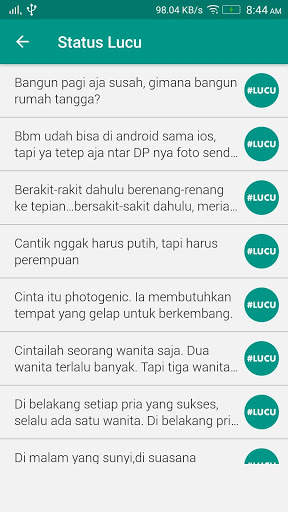 Status WA Terbaru 2019 dan Lucu screenshot 10