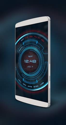 FutureHome for KLWP 1 تصوير الشاشة