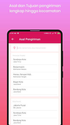 Cek Resi dan Ongkos Kirim screenshot 3