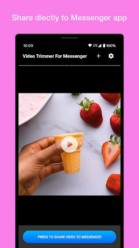 Video trimmer for Messenger stories screenshot 4