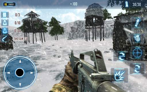 Call of Fire WW2 Special Ops Winter War Games screenshot 5
