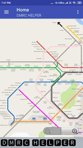 DMRC Helper - Delhi Metro Maps,  Fare, Route screenshot 7