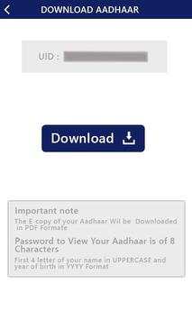 Aadharcard download - how to download Aadharcard screenshot 4