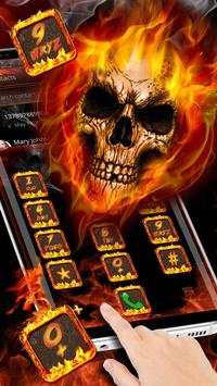 Fire Flaming Skull Theme screenshot 6