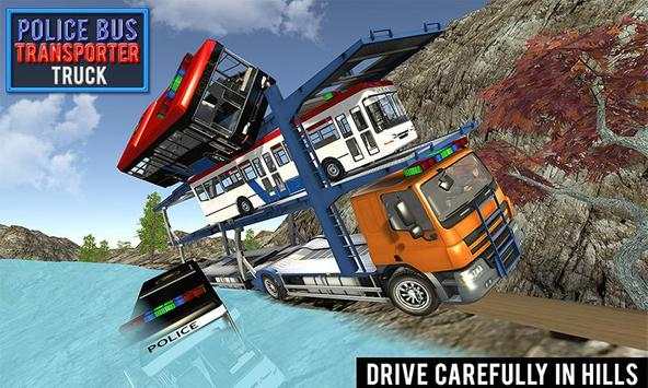 Polisi truk bus transporter screenshot 3