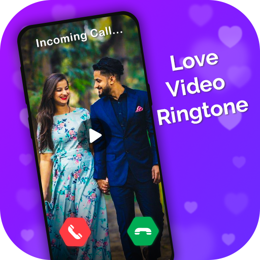 Romantic Video Ringtone for Incoming Call icon