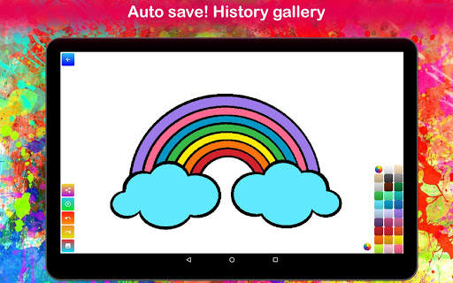 Unicorn Coloring Pages Game for kids glitter screenshot 18