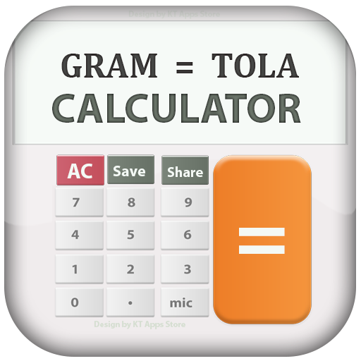 Grams to Tola Calculator Pro New icon