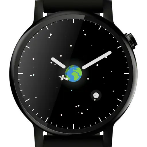 Satellites Watch Face स्क्रीनशॉट 8