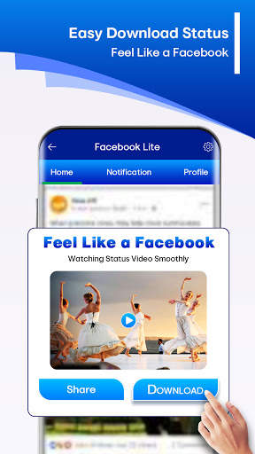 Lite for Facebook lite - lite for messenger screenshot 1