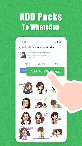 TextSticker 2023 WAStickerApps screenshot 3