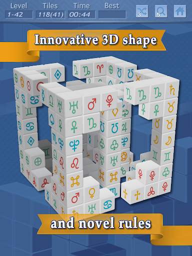 Cubic Mahjong 3D скриншот 7