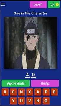Guess the Naruto Character screenshot 1