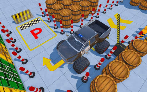 Police Car Parking Car Driving School 2019 screenshot 1