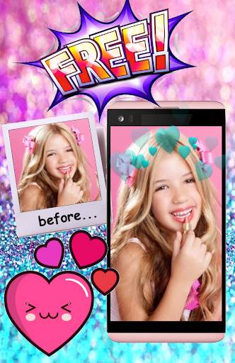 Heart Crown Photo Editor Filters Stickers screenshot 3