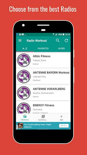 Workout Fitness Music Radio 📻 screenshot 2