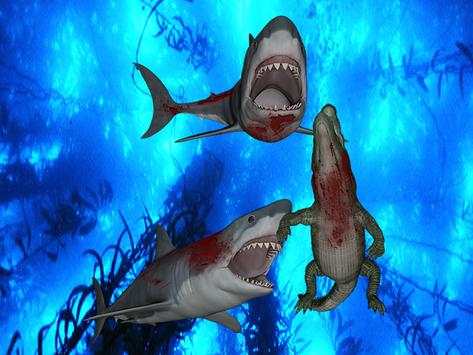 Shark Crocodile Fight screenshot 2