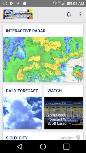 KCAU 9 Weather Siouxland स्क्रीनशॉट 1