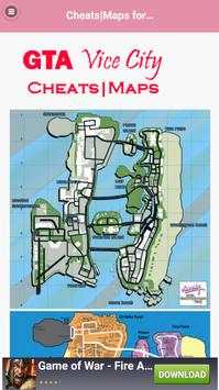 Cheats|Maps for GTA Vice City screenshot 2