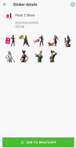 Stickers de Fornite para WhatSapp - WAStickers screenshot 11