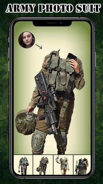 Suit : Army Suit Photo Editor - Army Photo Suit screenshot 4
