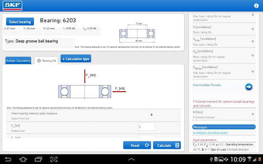 SKF Bearing Calculator screenshot 11