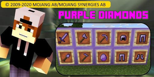 Purple Diamonds Mod: New Amethyst Ore screenshot 1