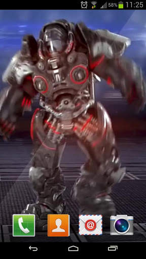 3D Robot dance Live Wallpaper screenshot 2