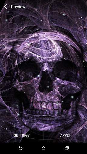 Lightning Skull Live Wallpaper screenshot 4