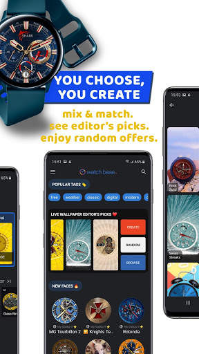 Watch faces & Wallpapers from Watch Base स्क्रीनशॉट 4