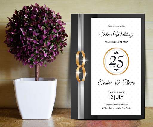 Wedding Anniversary Invitation Card Maker 2020 screenshot 1