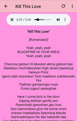 BLACKPINK Song & Lyrics screenshot 8
