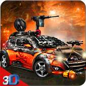 Hungry Zombies Shooting Game: Highway Car Racing 2.0