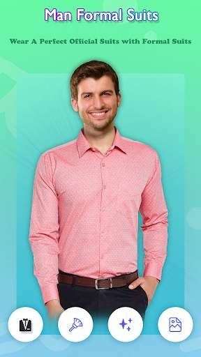 Men Formal & T-Shirt Suit : All Photo Suit Editor screenshot 3