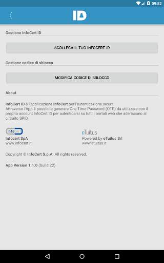 InfoCert ID (in dismissione) 10 تصوير الشاشة