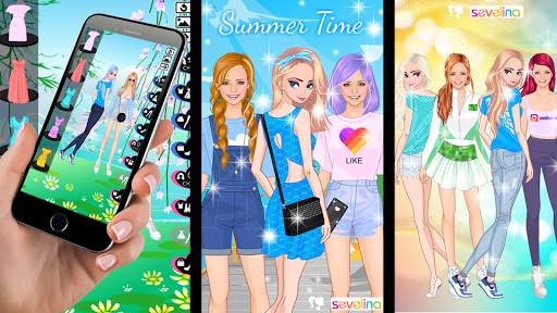 Lovely sisters dress up game screenshot 1