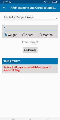 Pediatric Dose Calculator screenshot 4