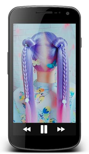 Long Hairstyle - Video Step By Step Offline screenshot 8