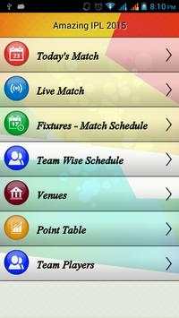 Amazing IPL 2015! screenshot 2