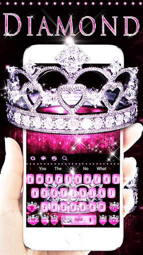 Diamond Crown Keyboard Theme screenshot 1