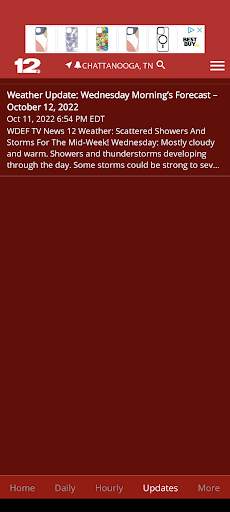 WDEF News 12 Weather screenshot 5